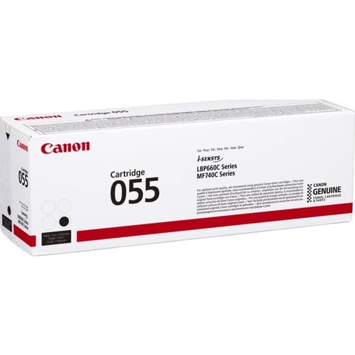 CANON TONER 055 NEGRO 3016C002 - I-SENSYS LBP 664CX, 663CDW / MF 744CDW , 742CDW , 746CX