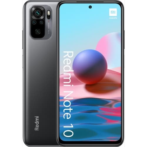 Xiaomi - Redmi Note 10 - 6.43" - 4/128GB - 2400 x 1080 - Dual SIM - 4G - Bluetooth 5.0 - Gris