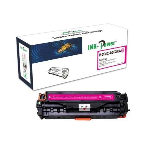 INK-POWER TONER COMP. HP CE403A/CE253A MAGENTA Nº507A 6.000PAG.