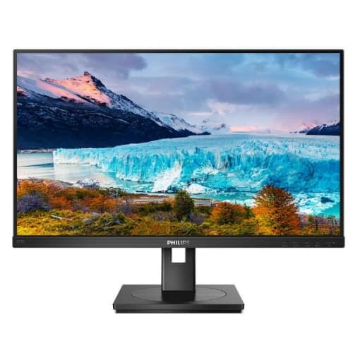 Philips - Monitor Desktop 272S1AE - 27" - IPS -  Full HD (1920 x 1080) - 4 ms - Regulable en Altura - Pivotante - VGA, HDMI, DVI, DisplayPort - Altavoces - Negro