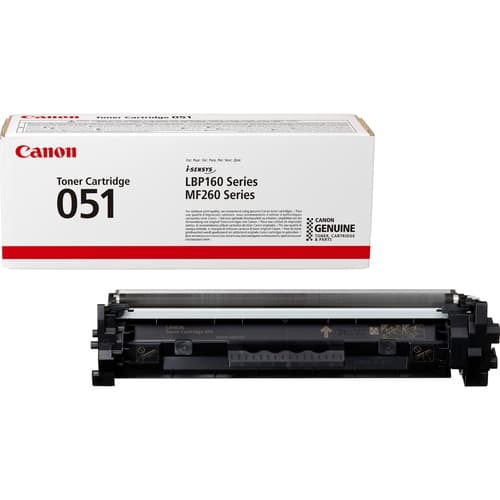 Toner CANON 051 negro 1.700pag. i-SENSYS LBP162 MF264 MF267 MF269