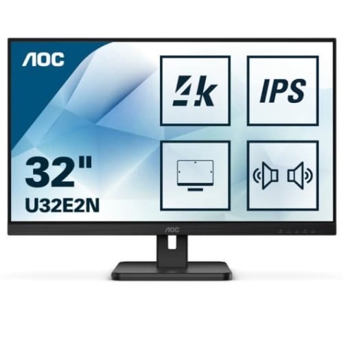 Monitor Profesional AOC U32E2N 31.5/ 4K/ Multimedia/ Negro