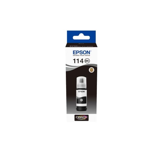 EPSON Botella 114 negra de pigmento 70ml Ecotank ET-8500 / ET-8550