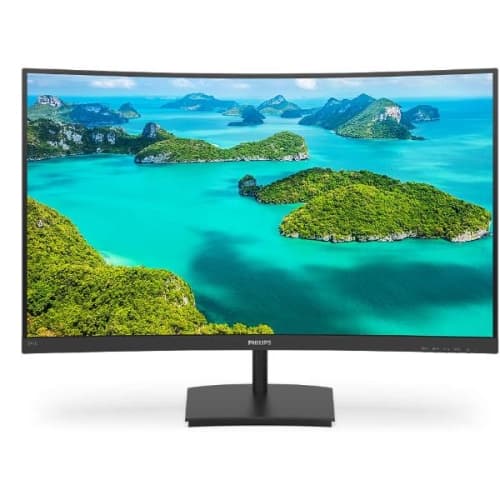 Philips - Monitor 241E1SC/00 - 23.6" - FHD - 75 Hz - 4 ms - HDMI, VGA - Curvo