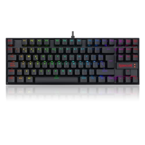 Redragon - KUMARA Teclado Mecánico Gaming Red Switch RGB Español Negro