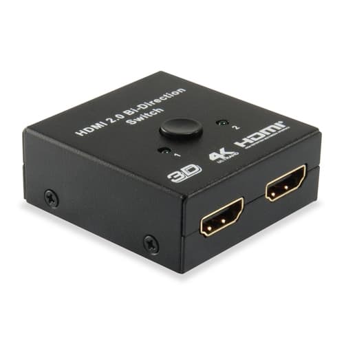 SWITCH SELECTOR HDMI BIDIRECIONAL EQUIP  2 ENTRADAS 1 SALIDA / 1 ENTRADA 2 SALIDAS