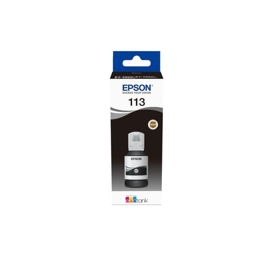 EPSON TINTA BOTE NEGRO ECOTANK ET-5850, ET-5800, ET-16650, ET-16600, ET-5880, ET-5170 - N 113