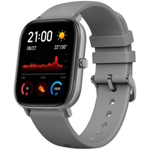 Huami - Smartwatch Amazfit GTS - Notificaciones - Frecuencia cardiaca - GPS - Gris Lava