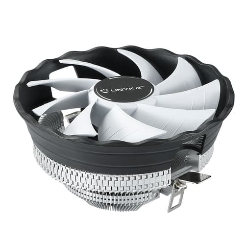 Unyka Jotun DF 120 White - Ventilador para CPU - Válido para 1156/1155/1151/1150/1700 - AMD AM4/AM3+/AM3/AM2+/AM2 - 22dBA