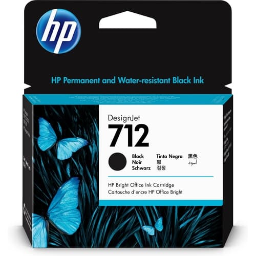 HP CARTUCHO Nº712XL NEGRO DESIGNJET T200 / T600- N 712 ALTA CAPACIDAD