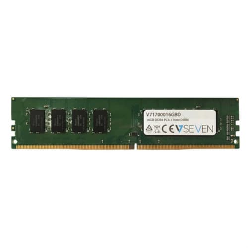 V7 V71700016GBD DIMM - DDR4 - 16GB - 2133 Mhz - PC4-17000 -  CL15 - Sin búfer - 288-pin