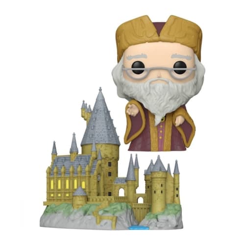 FUNKO POP TOWN HARRY POTTER ANIVERSARIO DUMBLEDORE CON HOGWARTS 57369
