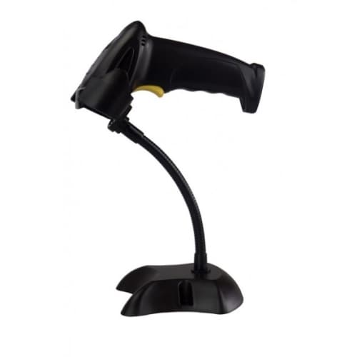 MS3-1D - Escáner de mano 1D - láser - 150 scans/s. - USB - IP42 - con stand, negro