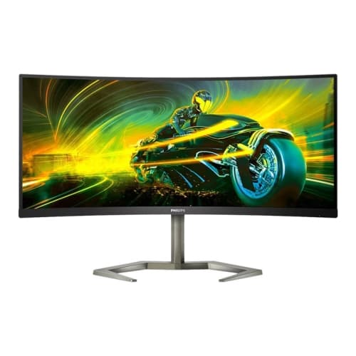Philips - Monitor LED Gaming Momentum 5000 34M1C5500VA - 34" - 3440 x 1400 WQHD @ 165 Hz - VA - 300 cd/m² - 1 ms - HDMI, DP - Altavoces - Curvado - Negro