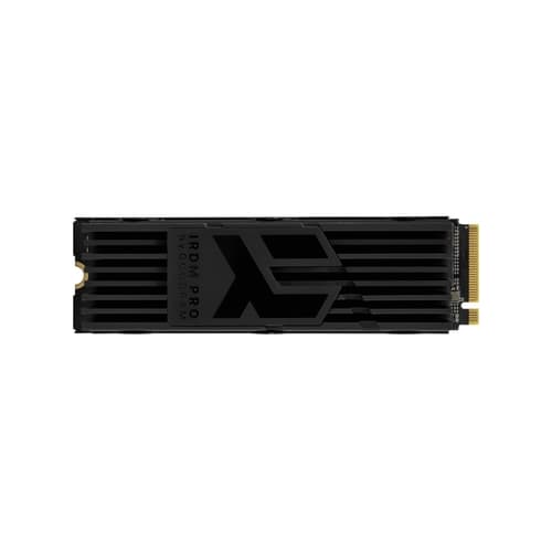 Goodram IRDM Pro Heatsink - 1TB - M.2 2280 - PCIe Gen4 x4 NVMe - 7000 MB/s lectura - 5500 MB/s escritura - TBW 700TB - Incluye disipador