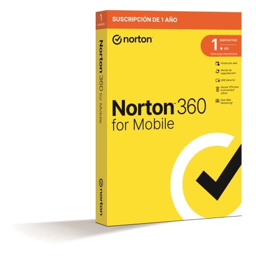 Norton 360 Mobile - Antivirus - Android - iOS - 12 meses - Caja