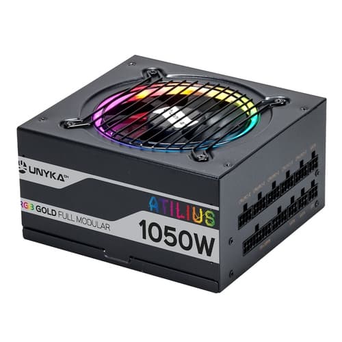 FUENTE ALIMENTACIÓN ATX ATILIUS  BLACK RGB 1050W