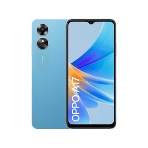 OPPO - Smartphone A17 - 6.56" - Dual SIM - Android 12 - 4G - 4/64GB - Azul