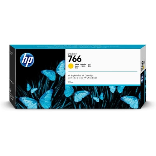HP CARTUCHO Nº766 AMARILLO - P2V91A  DESINGJET XL 3600