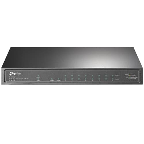 TP-LINK TL-SG1210P Switch de escritorio Gigabit de 10 puertos con PoE + de 8 puertos