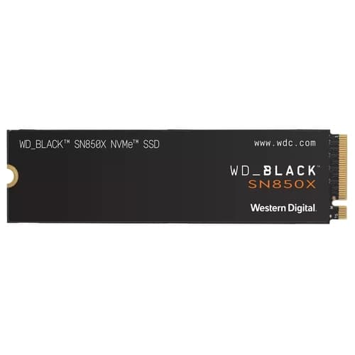DISCO M.2 1TB WESTERN DIGITAL BLACK SN850X NVMe PCIE 4,0 - X4 Escritura 6300Mb/s  WDS100T2X0E