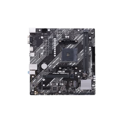 Placa base AM4 microATX Asus Prime A520M-K - 2xDDR4 (hasta 64 GB 4600 Mhz OC) - 4xSATA RAID - 1 x M.2 Gen3 - USB 2.0 (2/4) - USB 3.1 (4/2) - HDMI - VGA