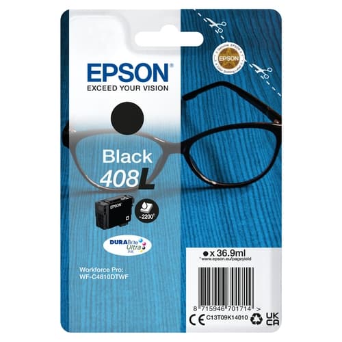 EPSON tinta Negro Singlepack 408L DURABrite Ultra Ink