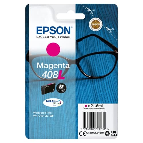 EPSON tinta Magenta Singlepack 408L DURABrite Ultra Ink