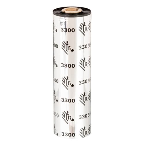 ZEBRA RIBBON 3300 WAX/RESIN 84MMX74M -12 ROLLOS