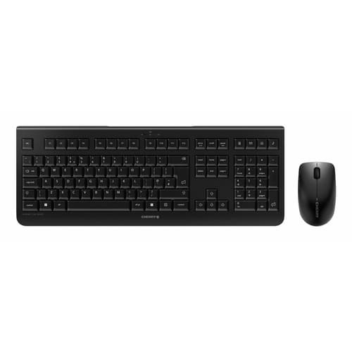 Cherry Teclado+Ratón Inalámbrico Inglés DW3000 Neg