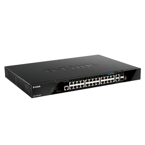 SWITCH GESTIONABLE D-LINK L3 STAKABLE DGS-1520-28MP/E 20P GIGA POE + 4P 2.5G POE+ 2P 10G  + 2P 10GSFP