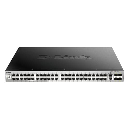 SWITCH GESTIONABLE L3 D-LINK STACKABLE DGS-3130-54PS/E 48P POE (370W) GIGA + 2P 10G + 4P 10G SFP+