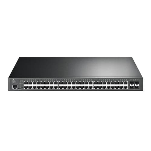 SWITCH GESTIONABLE L2 TP-LINK TL-SG3452 48P GIGA L2 POE+ (384W) MAS 4 RANURAS GIGABIT SFP PUERTO DE CONSOLA RJ45/MIRO-USB RACK 1U 19