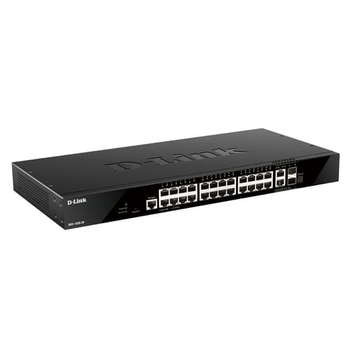 SWITCH GESTIONABLE D-LINK L3 STAKABLE DGS-1520-28 24P GIGA + 2P 10G  + 2P SFP