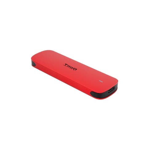 CAJA EXTERNA M.2 NVMe USB3.1 GEN2 ALUMINIO ROJA