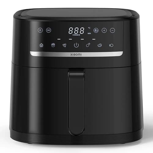 Xiaomi Air Fryer 6L Freidora sin Aceite 6L 1500W - Ajuste de Temperatura - Panel de Control Inteligente - Recubrimiento Antiadherente - Color Negro