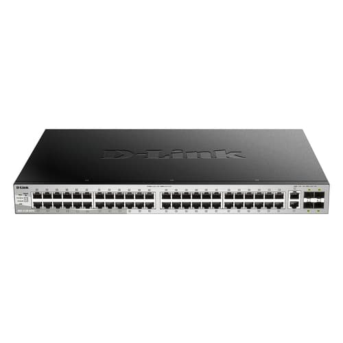SWITCH GESTIONABLE L3 D-LINK STACKABLE DGS-3130-54TS/E  48P GIGA + 2P 10G + 4P 10G SFP+