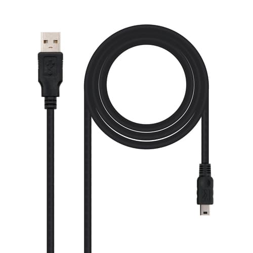 CABLE USB 2.0, TIPO A/M-MINI USB 5PIN/M, 0.5 M