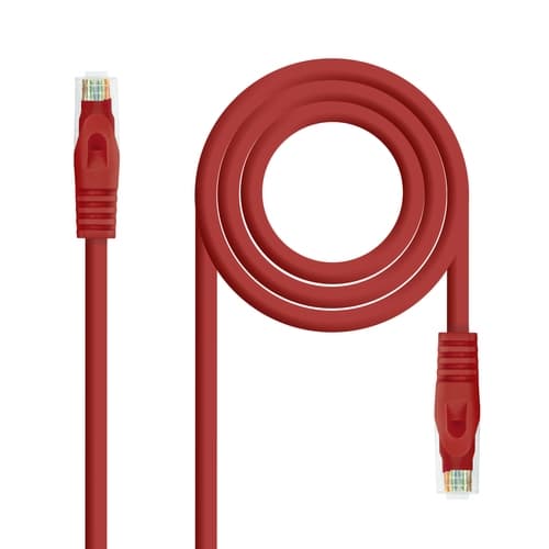 CABLE RED LATIGUIL LSZH CAT.6A UTP AWG24 ROJO 0.5M