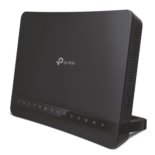 ROUTER FR WIFI DUAL BAND TP-LINK ARCHER VR1210V TELEFONIA FIJA Y VoIP PUERTO LAN GIGABIT PUERTO USB 3.0