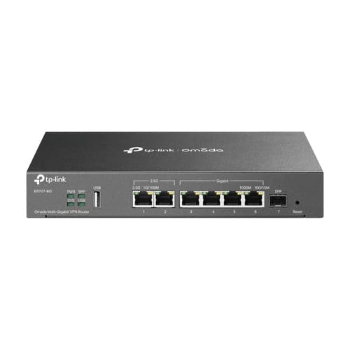 ROUTER VPN TP-LINK ER707-M2  MULTIGIGABIT OMADA 2P DE 2.5G HASTA 6P WAN