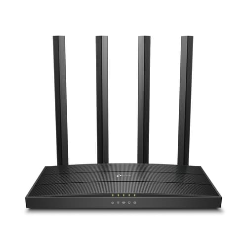 ROUTER WIFI DUALBAND TP-LINK ARCHER C6 AC1200 300MB EN 2,4GHZ Y 867MB EN 5GHZ 5P GIGA 4 ANTENAS FIJAS