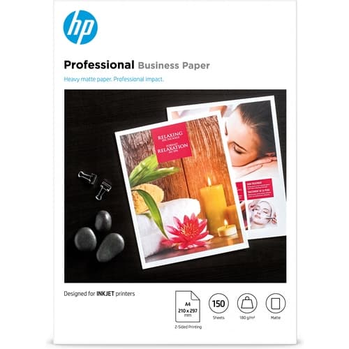 HP Papel profesional mate A4 180g 150hojas