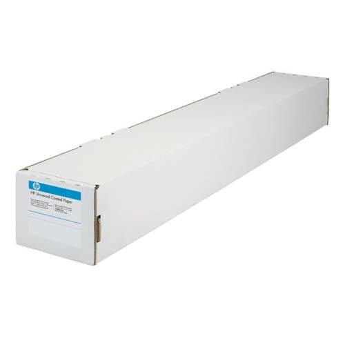 HP Papel Couche (Recubierto) Universal. Rollo 42", 30,5m x 1067mm, 120g.