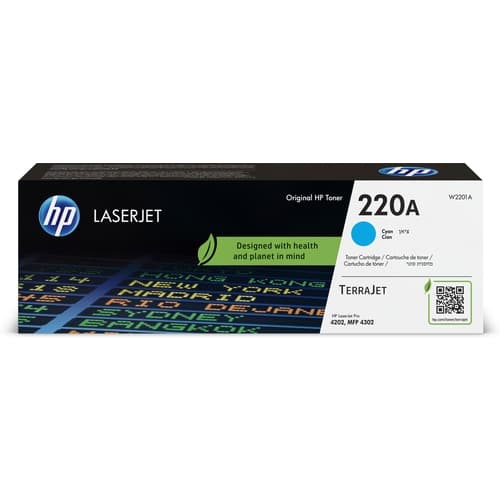 Toner HP #220A cyan Color Ljet Pro 4202 4302  Terrajet 1.800p.