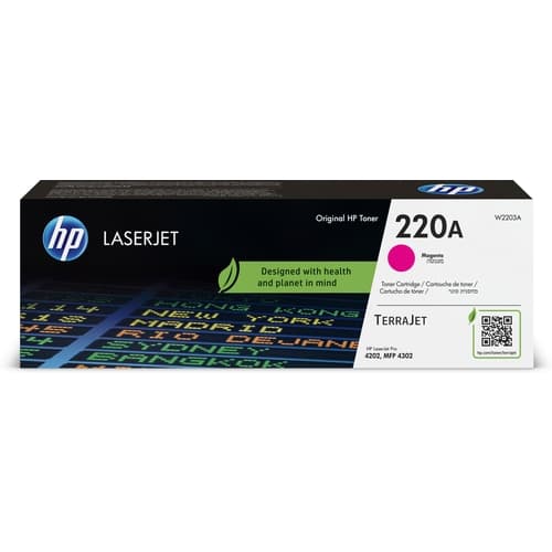 Toner HP #220A magenta Color Ljet Pro 4202 4302  Terrajet 1.800p.