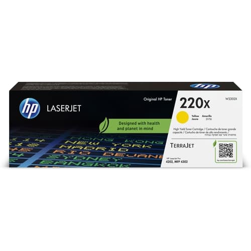 Toner HP #220X amarillo Color Ljet Pro 4202 4302  Terrajet 5.500p.