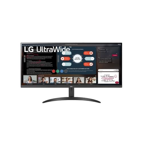 LG Monitor LED 34" IPS UltraWide FullHD 1080p 75Hz FreeSync - Respuesta 5ms - Angulo de Vision 178º - 21:9 - HDMI, Salida Auriculares - VESA 100x100mm