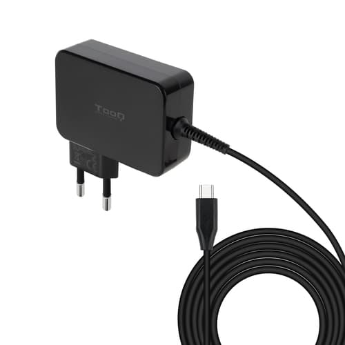 CARGADOR PORTATIL GAN USB-C PD 90W, NEGRO