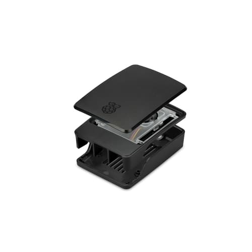 Raspberry caja oficial para Pi 5 - Color negro - Con ventilador